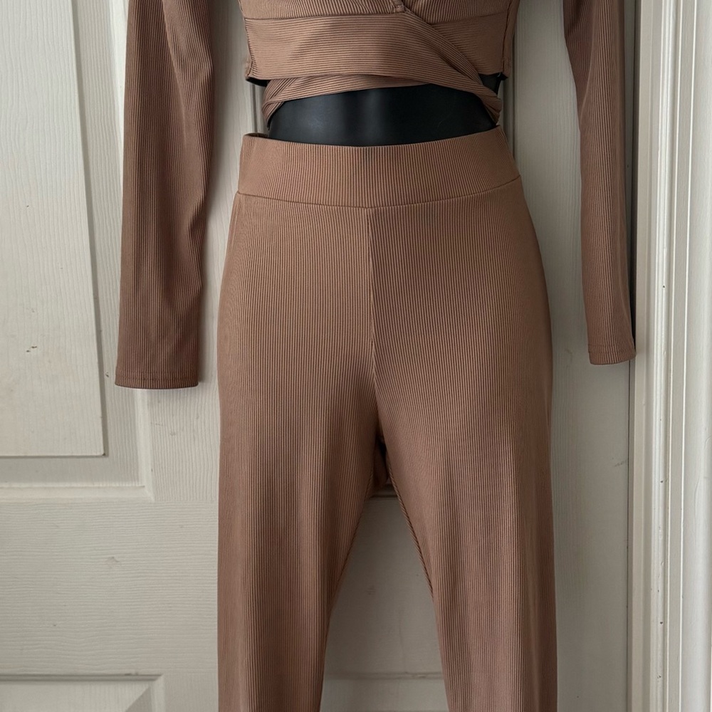 Elegant Tan Women's Jumpsuit
